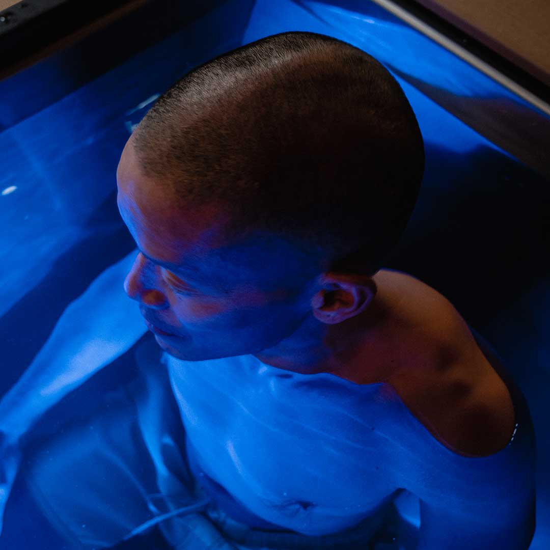 Cold water immersion breathing techniques